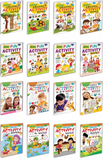 Complete Mini Activity Books Combo | Pack Of 16 Activity Learning Books
