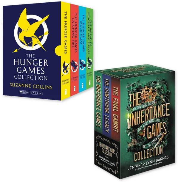 The Hunger Games Collection 4 Books Set & The Inheritance Games Collection COMBO
