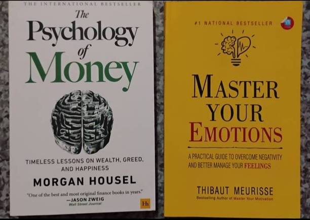 The Psychology Of Money + Master Your Emotions Combo | Bestselling Personal Finance & Self Help Books | English Paperback | 2 Books