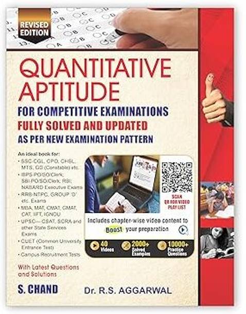 Quantitative Aptitude (Revised Edition 2025): For All Govt. Competitive Exams For Banking, SSC CGL CHSL MTS GD, RRB Railway, Police, UPSC Civil Service, IBPS, SBI BANK PO | S Chand Exam Book 2025