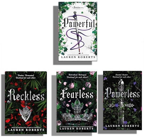 Bookswise Combo:- Must Read Of Lauren Roberts 4 Books Set Powerful & Reckless & Fearless & Powerless ( English ) Bestselling