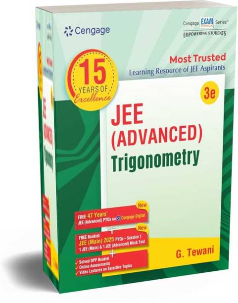 JEE Advanced Trigonometry With FREE 47 YEARS JEE ADVANCED PYQ’s, Videos & Online Assessments Paperback – 20 April 2025