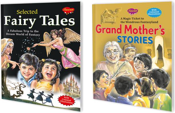 Set Of 2 Books | Story Books : Selected Fairy Tales And Grand Mother’s Stories