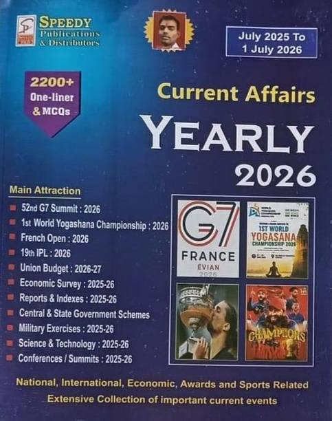 Speedy Current Affairs Yearly English July 2026 | July 2025 To 1 July 2026
