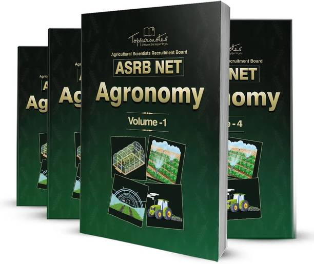 ToppersNotes ASRB NET Agronomy Exam Preparation Study Material Notes English Medium Set Of Books, Latest Edition