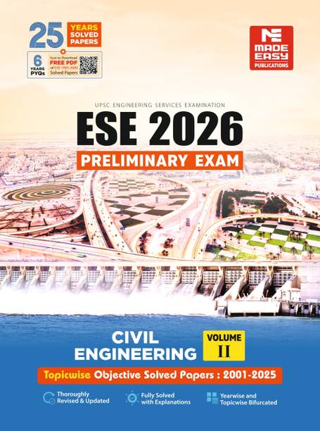 ESE 2026 Preliminary Exam: Civil Engineering Objective Solved Paper Vol-2