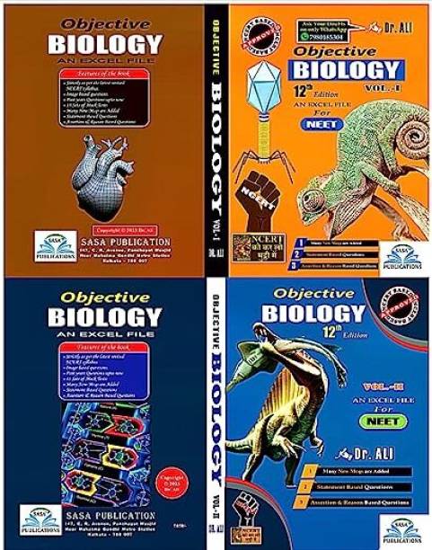 Dr. Ali Objective Biology For NEET 2022-2023 (12th Edition) (Set Of 2) Perfect Paperback – 4 February 2023