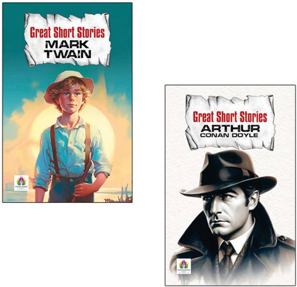 Mark Twain + Arthur Conan Doyle Great Short Stories | Best Life | Feel Good | Learning | Growth | Short Stories (Set Of 2 Books)