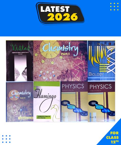 NCERT Science PCB Complete Books Set For Class -12 English Medium Paperback Binding, NCERT|New Latest Edition For 2025-2026