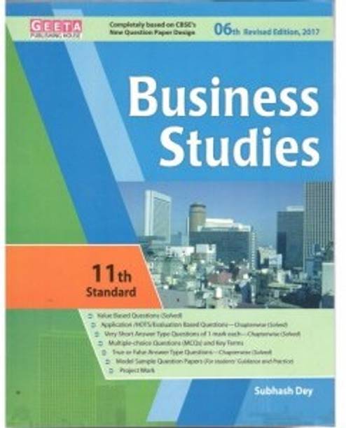 Geeta Business Study Subhash Dey Class XI