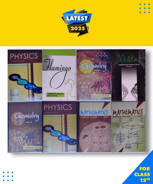 NCERT Science PCM Complete Books Set For Class -12 English Medium Paperback Binding, NCERT|New Latest Edition For 2025-2026