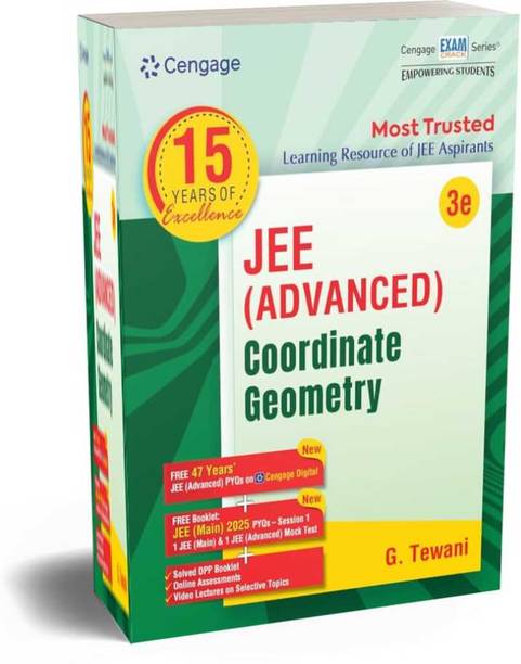 JEE Advanced Coordinate Geometry With FREE 47 YEARS JEE ADVANCED PYQ’s, Videos & Online Assessments Paperback – 20 April 2025