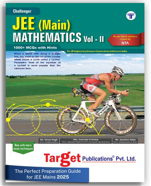 JEE Main Challenger Maths Vol 2 Book | Chapterwise MCQ And Previous Years Question With Solution For Engineering Exam 2026 | As Per Latest Syllabus Prescribed By NMC