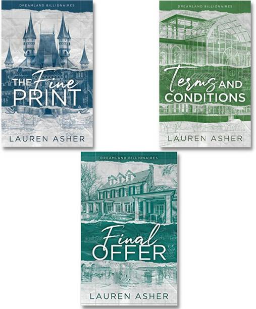 The Fine Print + Terms And Conditions + The Final Offer (Dreamland Billionaires Series Set Of 3 Books) Paperback (English) By Lauren Asher