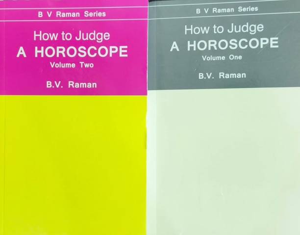 How To Judge A Horoscope Vol.1 & 2 In English By B. V. Raman: 2 Volume Book