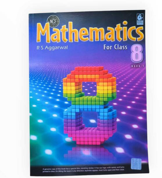 RS Aggarwal Mathematics For Class 8 Book 1|Latest Edition|NCF Based|CBSE & School Mathematics Textbook|Mathematics For Class 8 Book 1 By RS Aggarwal|NCF Curriculum|CBSE Class 8 Maths Practice & Learni