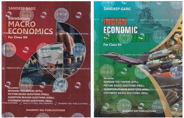 Sandeep Garg Class 12 Economics Macro Economicss And Indian Economics Devolpement Class 12 2026-2027 Examination (COMBO)
