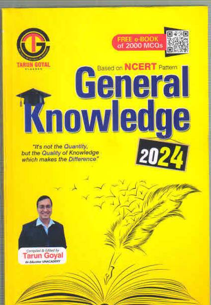 General Knowledge 2024 (Based On NCERT Pattern) | PCS | Railway | Banking | NDA |CDS | SSC And Other Competitive Exams Perfect Paperback – 17 December 2022 (Paperback, Tarun Goyal)