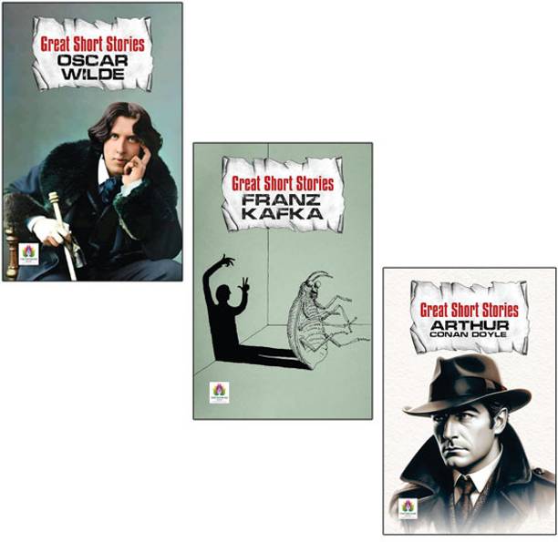 Oscar Wilde + Franz Kafka + Arthur Conan Doyle | Great Short Stories | Classic Books | Deep Stories | Fun And Meaningful | Good Writing | Life Lessons | Easy Reading | Famous Authors | Learn And Growth (Set Of 3 Books)