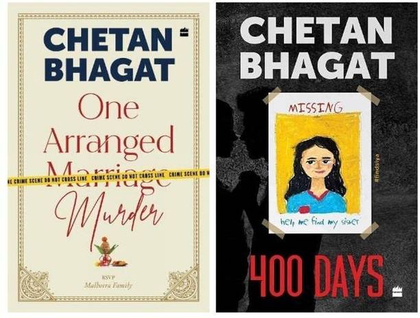 One Arranged Murder & 400 Days Combo By Chetan Bhagat | Bestseller Indian Fiction Thriller Books (Paperback)