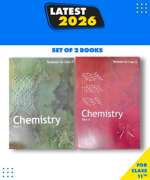Nert Taxbook For Class 11th Chemistry Part-1+2 (2 Books Paperback, NCERT English Medium)