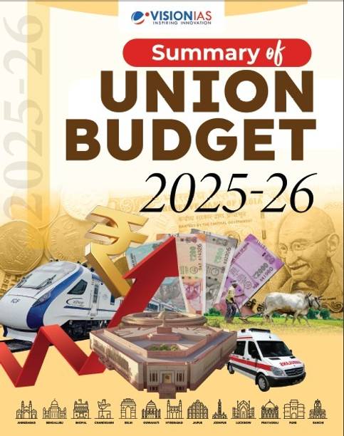 Vision IAS Summary Of Union Budget 2025-26 Photocopy Material