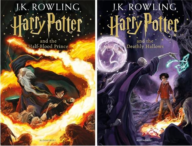 Combo Of 2 Books : Harry Potter And The Half-Blood Prince + Harry Potter And The Deathly Hallows