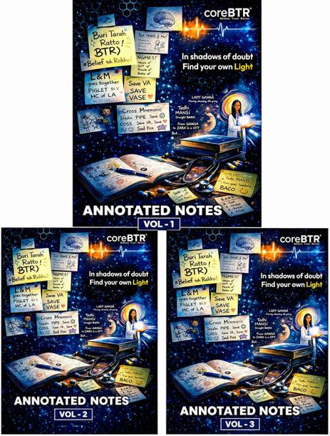 CoreBTR Computerised Annotated Notes, Believe Trust Revise, All -19 Subjects, 3 Volumes Set, By Zaiban Vora