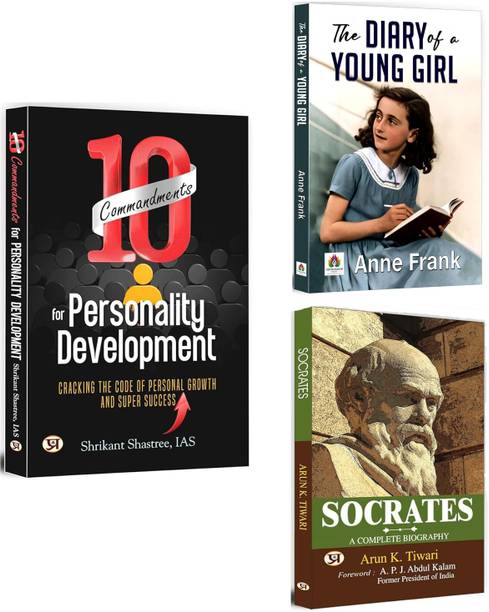 10 Commandments For Personality Development + The Diary Of A Young Girl + Socrates | A Practical Guide To Developing An Attractive Personality | Holocaust Biography Classic Books | Best International Authors Books (Set Of 3 Books In English) [Paperback] Shrikant Shastree (IAS); Anne Frank And Arun K. Tiwari