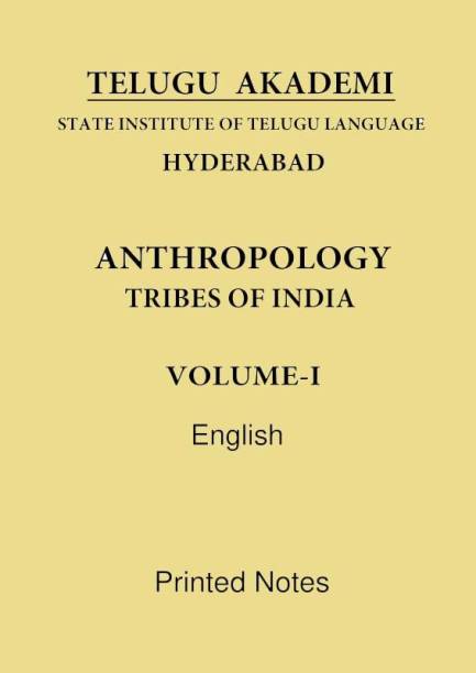 Telugu Akademi Tribes Of India Anthropology Printed Notes In English For IAS Mains