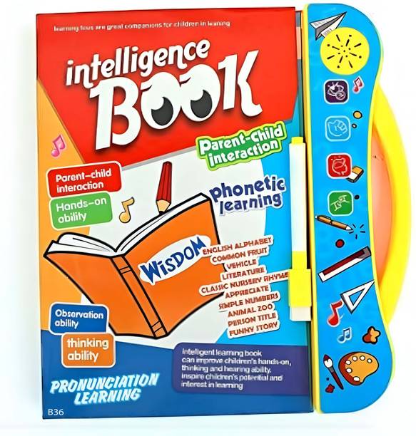 Intelligence Book For Children, English Letters & Words Learning Book_BK300