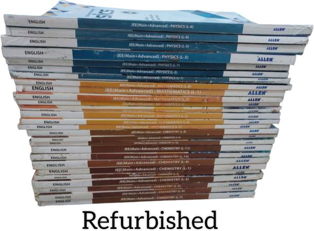 Refurbished Allen Iit Jee 2025 Dropper Complete Study Material(Set Of 27 Modules) Used But Good Condition Little Bit Marking