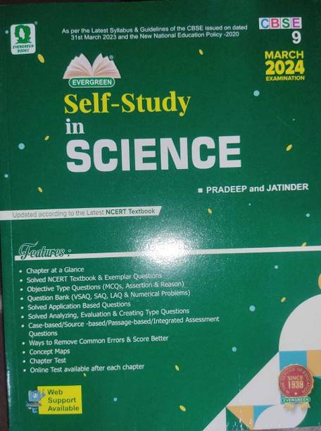 Evergreen Cbse Self Study In Science - Class 9 (For Cbse 2024 Exams)