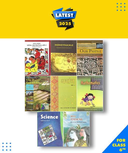 Class 6 NCERT Books (Social Science Hindi Science Maths English)