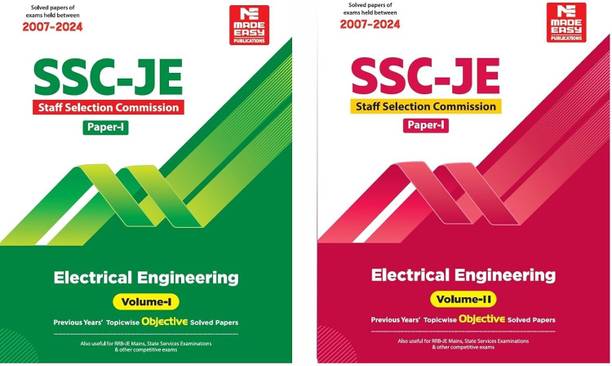 SSC JE : Electrical Engineering : Volume I And Volume II