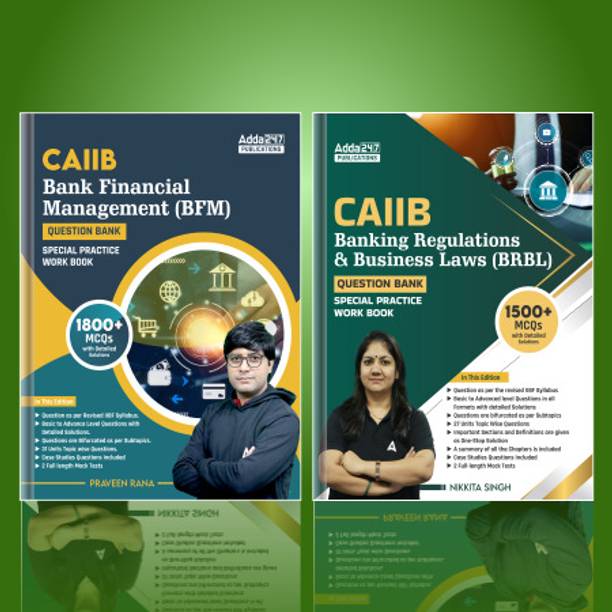 Set Of 2 CAIIB Banking Regulations & Business Laws (BRBL) 1500+