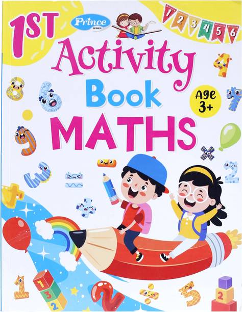 1st Maths Activity Book For Kids | Fun With Numbers, Counting & Basic Math Skills (64 Pages) | Age 3+