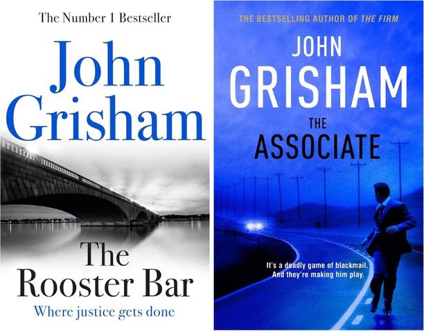 John Grisham Book Combo Set : The Rooster Bar + The Associate (Hardcover) - Combo Of 2 Books Set