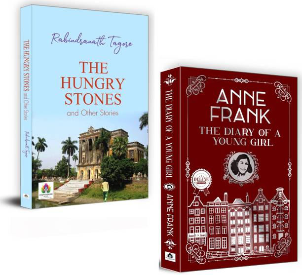 The Hungry Stones And Other Stories By Rabindranath Tagore (Paperback) + The Diary Of A Young Girl By Anne Frank (Hardcover) | Tales Of Mystery, Reflection And Human Endurance | Set Of 2 Books