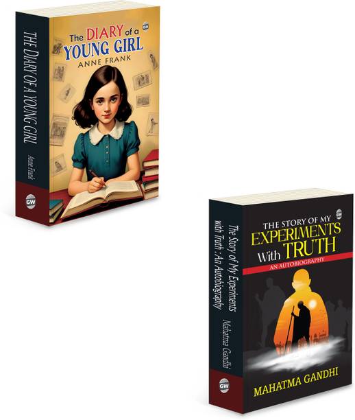 The Story Of My Experiments With Truth – An Autobiography And The Diary Of A Young Girl :- Mixed Bestseller Collection, Inspiring True Life Stories Set | Combo Of 2 Books