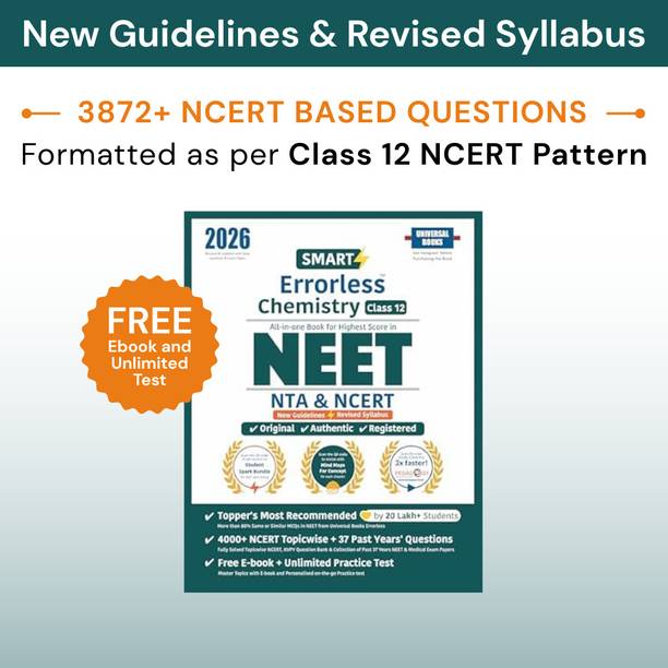 Smart Errorless Chemistry NEET 2026 Class 12