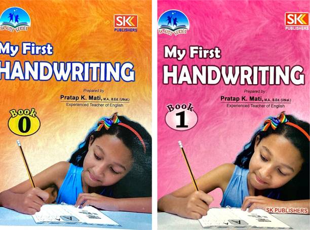 Children’s English Handwriting Books MY ENGLISH HANDWRITING Levels 0,1 Letters , Sentence, Sentences By Pratap Kumar Mati, SK Publication