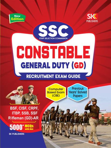 SSC Constable (GD) Recruitment Exam Guide 2026 | Computer Based Exam (CBE) | 5000+ Practice MCQs With Detailed Answers | Previous Years’ Solved Papers | For BSF, CISF, CRPF, ITBP, SSB, SSF & Assam Rifles (GD) | Latest New Edition