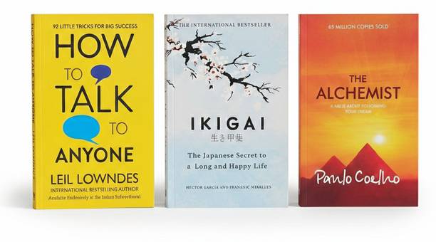 How To Talk To Anyone + Ikigai + The Alchemist ( Set Of 3 Books ) || New Updated Edition 2025