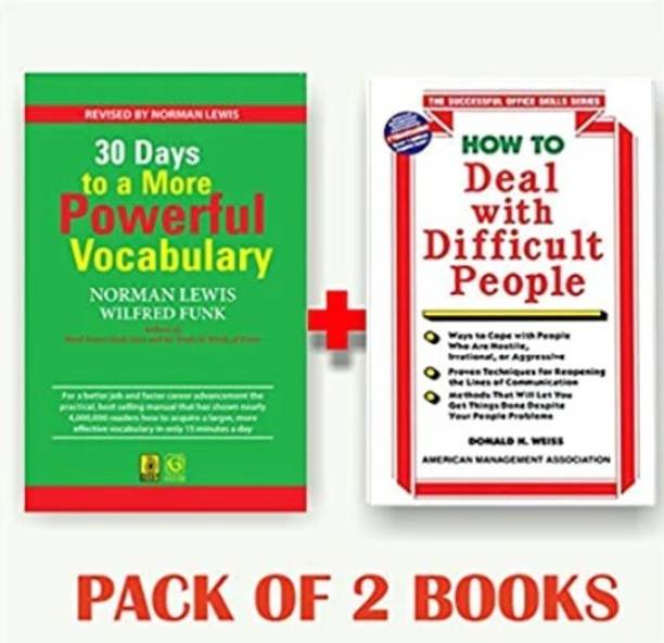 30 Days To More Powerful Vocabulary + How To Deal With Difficult People (Set Of 2 Books)