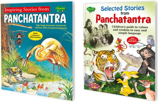 Set Of 2 Books | Story Books : Inspiring Stories From Panchatantra And Selected Stories From Panchatantra