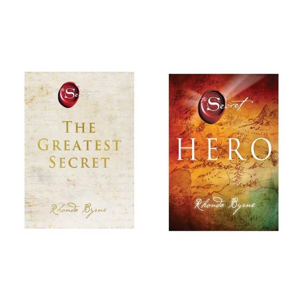 2 Books Set Of Rhonda Byrne, The Greatest Secret & Hero