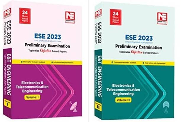 Ese Prelims Exam 2023 Electronics & Telecommunication Engineering Topicwise Objective Soled Papers Volume 1 And 2 Combo Set Of Two Book