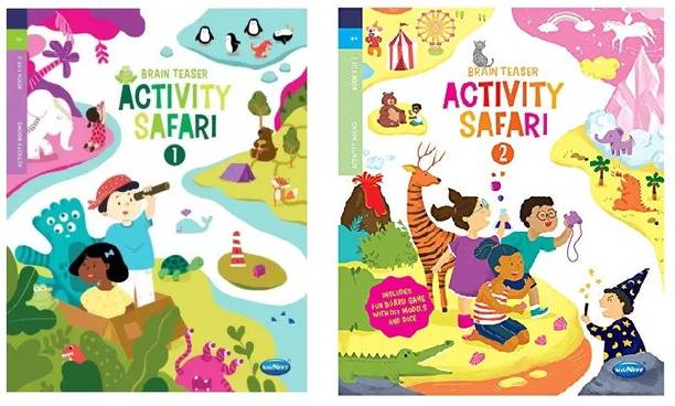 Brain Teaser Activity Safari (Set Of 2)
