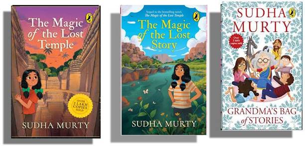 Best Seller 3 Books Combo ( The Magic Of The Lost Temple + The Magic Of The Lost Story + Grandma S Bag Of Stories ) English